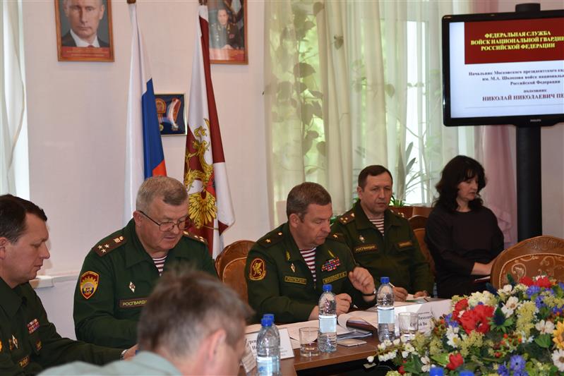 В Московском  президентском кадетском училище им. М.А. Шолохова войск национальной гвардии Российской Федерации состоялось рабочее совещание Наблюдательного совета училища