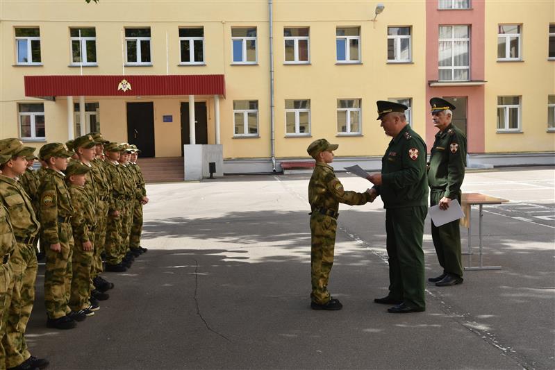 В УЧИЛИЩЕ УСПЕШНО ЗАВЕРШЕНЫ НЕДЕЛЬНЫЕ СБОРЫ ВОСПИТАННИКОВ НАБОРА 2019 ГОДА