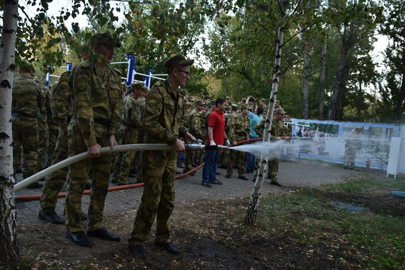 В МОСКОВСКОМ ПРЕЗИДЕНТСКОМ КАДЕТСКОМ УЧИЛИЩЕ ИМЕНИ М.А.ШОЛОХОВА войск национальной гвардии Российской Федерации прошли плановые занятия по пожарной безопасности