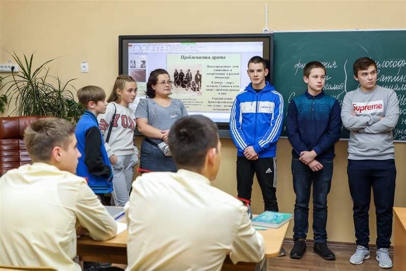 В гостях у кадетов Росгвардии участники Всероссийского гражданско-патриотического проекта «Дети-герои»