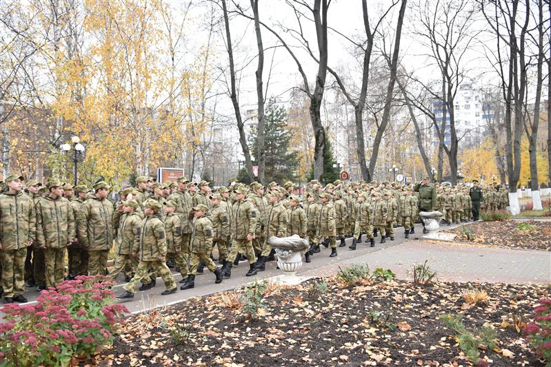 Торжественная клятва в музее Победы