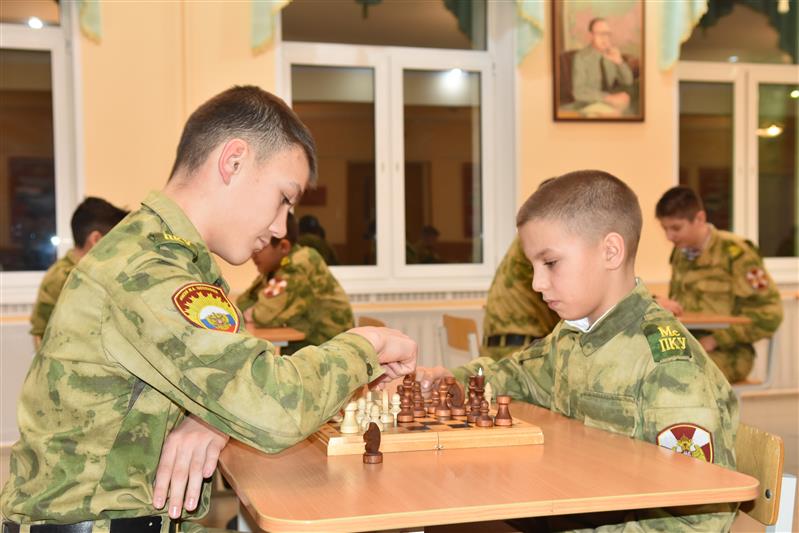 Первенство по шахматам в Московском президентском кадетском училище им. М.А. Шолохова войск национальной гвардии Российской Федерации, посвященное празднованию Дня Защитника Отечества