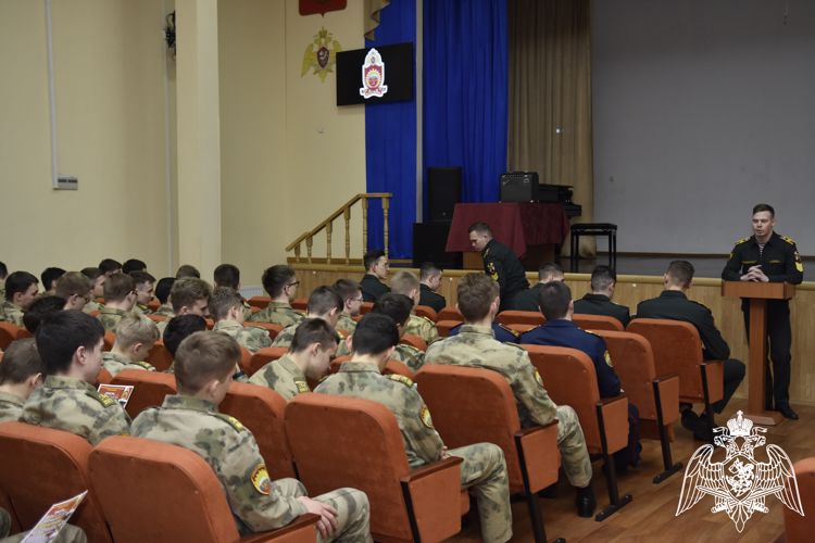 Встреча с преподавателями и курсантами факультета связи Пермского военного института войск национальной гвардии