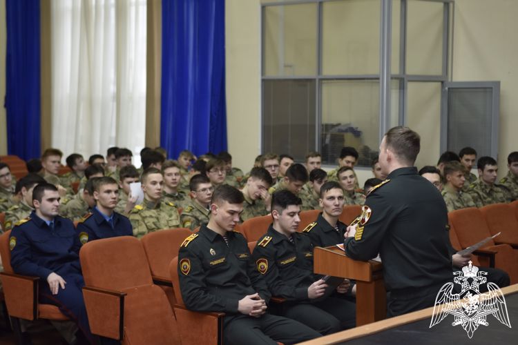 Встреча с преподавателями и курсантами факультета связи Пермского военного института войск национальной гвардии