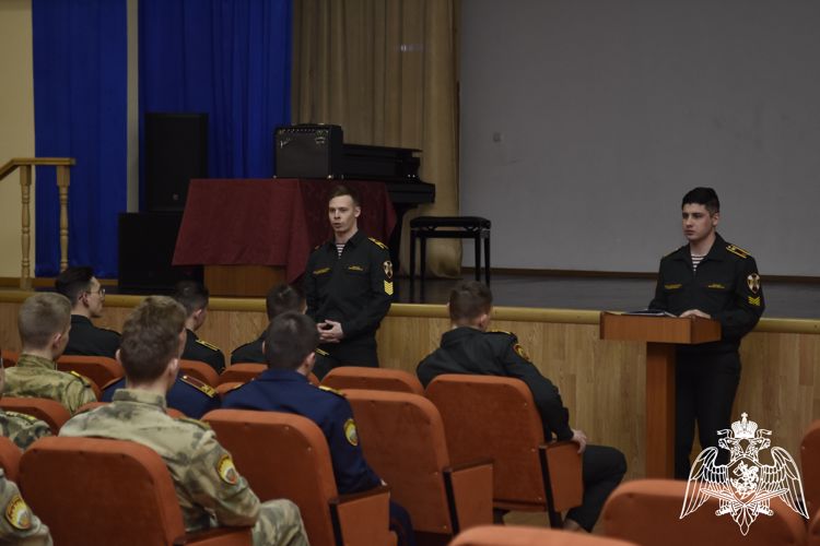 Встреча с преподавателями и курсантами факультета связи Пермского военного института войск национальной гвардии