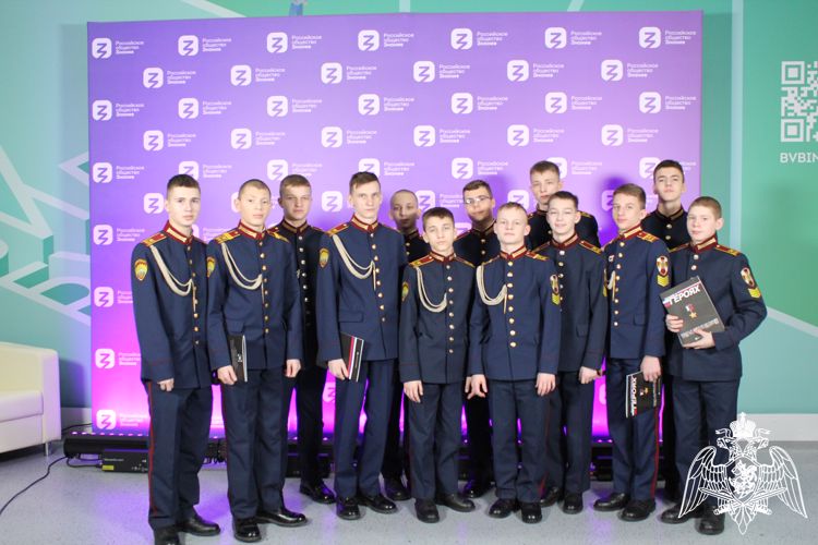 Кадеты училища приняли участие в торжественных мероприятиях, посвященных Дню защитника Отечества, организуемых Российским обществом «Знание»