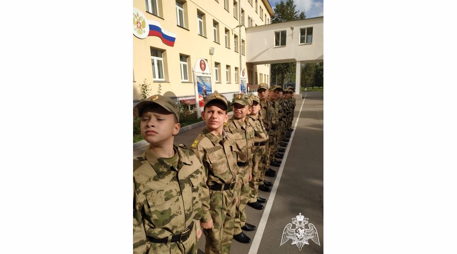Учебные подготовительные сборы с воспитанниками, принятыми  на обучение в Московское президентское кадетское училище  имени М.А. Шолохова войск национальной гвардии  Российской Федерации в 2023 году