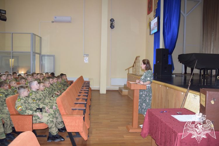 Учебные подготовительные сборы с воспитанниками, принятыми  на обучение в Московское президентское кадетское училище  имени М.А. Шолохова войск национальной гвардии  Российской Федерации в 2023 году