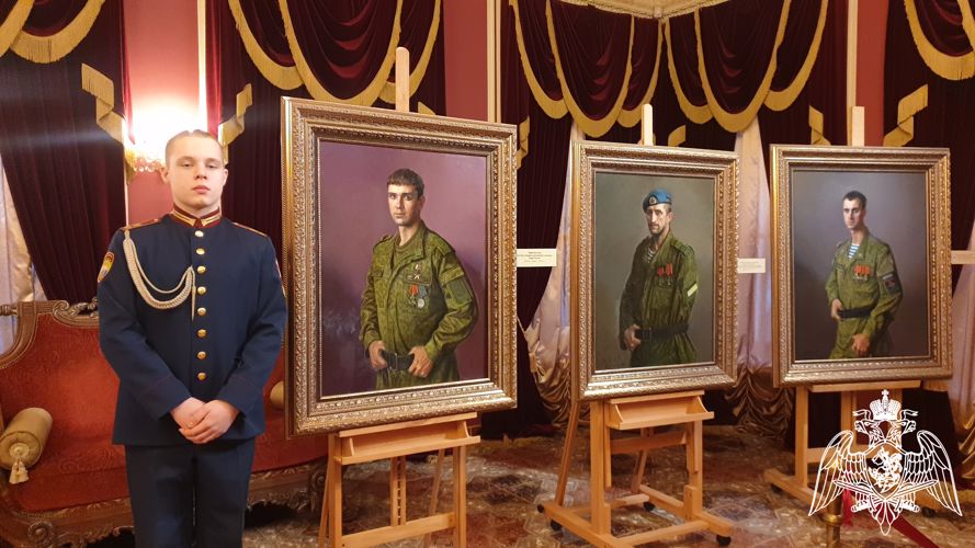 в Московской государственной картинной галерее Народного художника СССР А.М. Шилова состоялась торжественная церемония открытия выставки - портреты героев Специальной военной операции