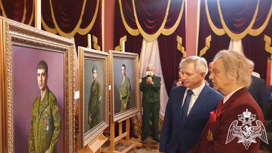 в Московской государственной картинной галерее Народного художника СССР А.М. Шилова состоялась торжественная церемония открытия выставки - портреты героев Специальной военной операции