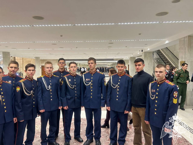 Посещение кадетами училища концерта в Государственном Кремлевском дворце