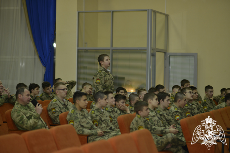 Состоялась встреча воспитанников училища с представителями Военного университета им. Князя Александра Невского Министерства обороны РФ