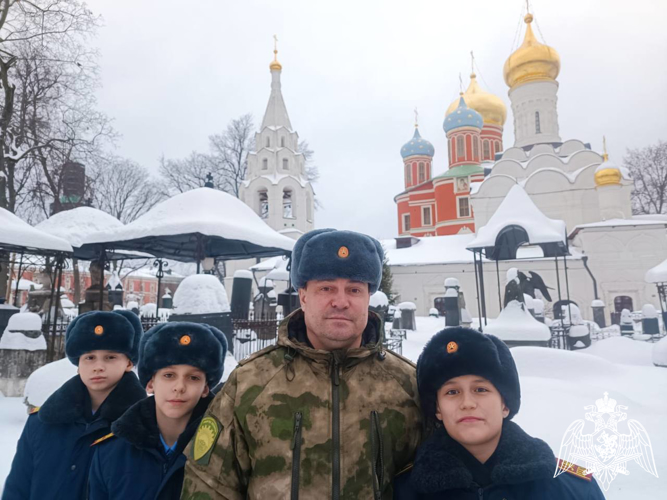 Кадеты 1 учебного курса посетили Донской ставропигиальный мужской монастырь