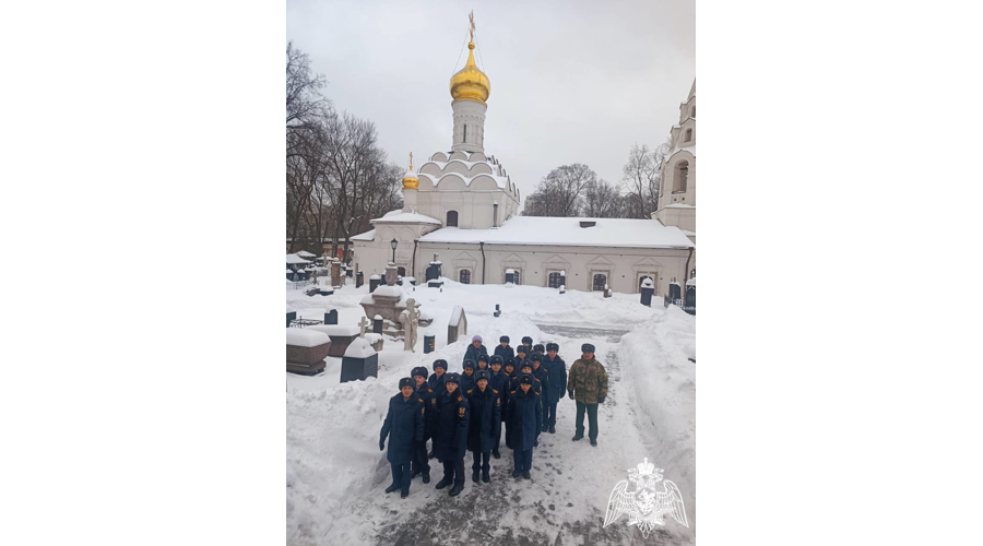 Кадеты 1 учебного курса посетили Донской ставропигиальный мужской монастырь