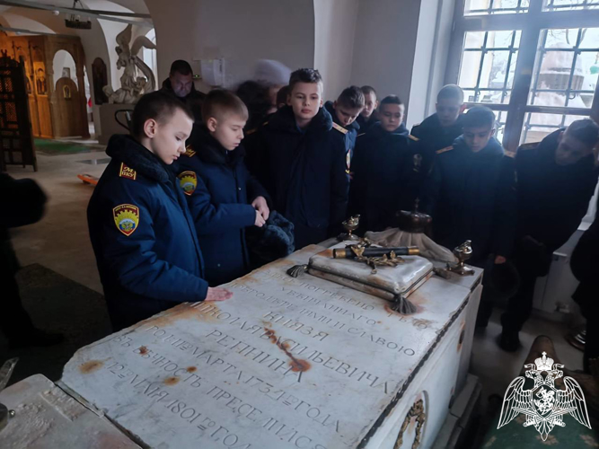 Кадеты 1 учебного курса посетили Донской ставропигиальный мужской монастырь