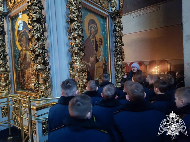 Кадеты 1 учебного курса посетили Донской ставропигиальный мужской монастырь