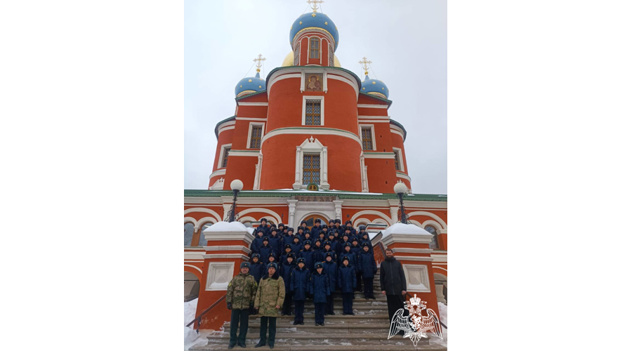 Кадеты 1 учебного курса посетили Донской ставропигиальный мужской монастырь