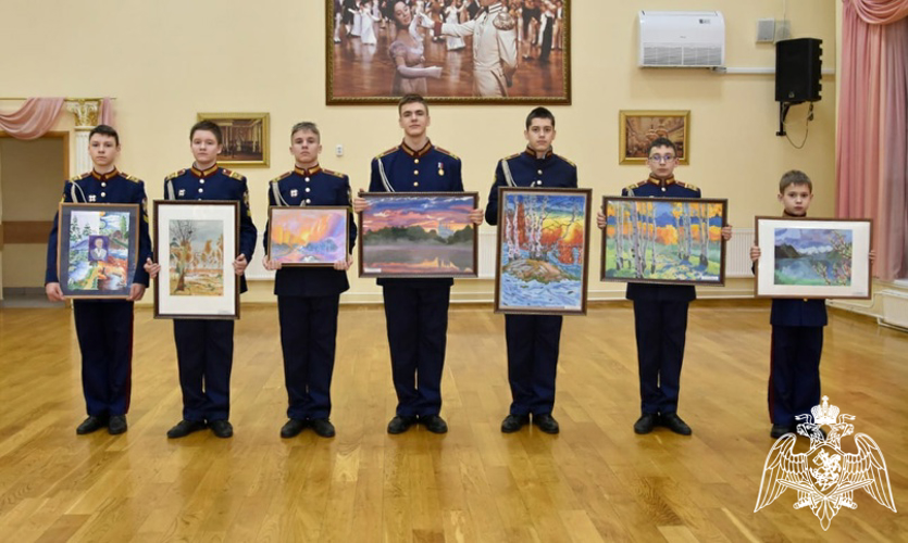 Кадеты училища приняли участие в конкурсе детского рисунка «Рисуем музыку» Российского фонда культуры