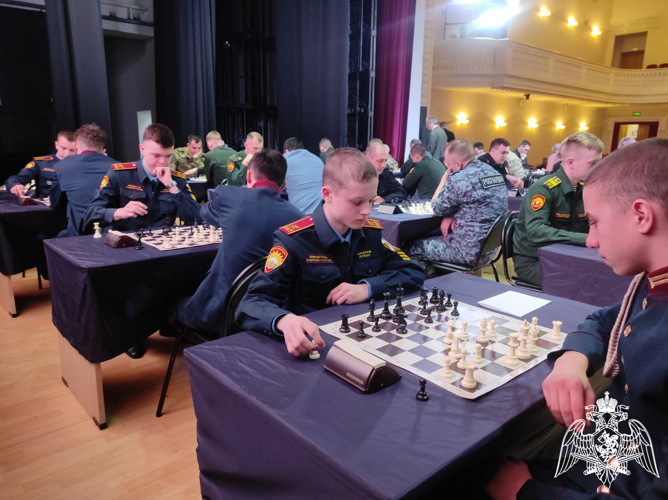 Сборная училища по шахматам заняла второе место на Чемпионате войск национальной гвардии Российской Федерации