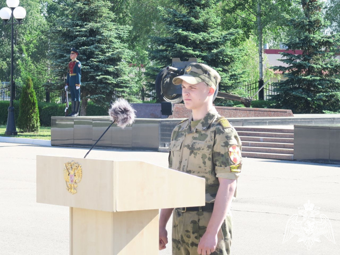Учебно-полевой сбор кадет в ОДОН