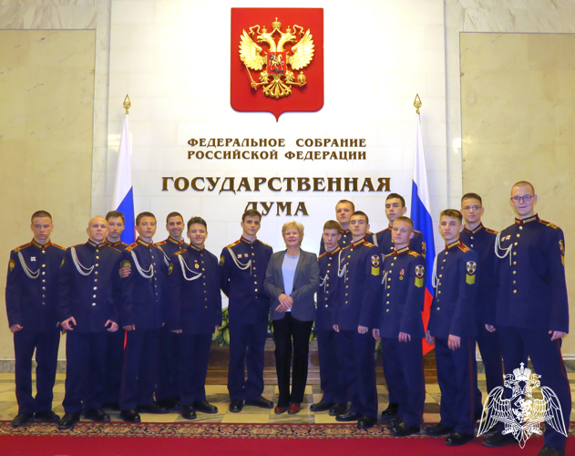 Экскурсия кадет в Государственную Думу