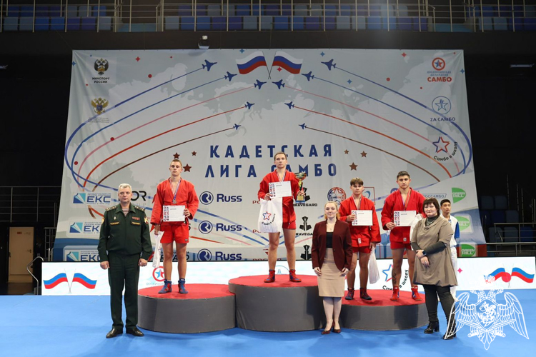 Участие кадет училища в Кадетской лиге самбо