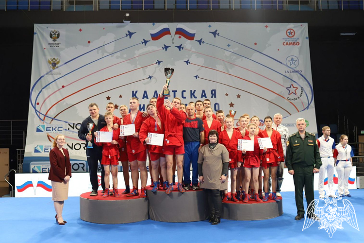 Участие кадет училища в Кадетской лиге самбо