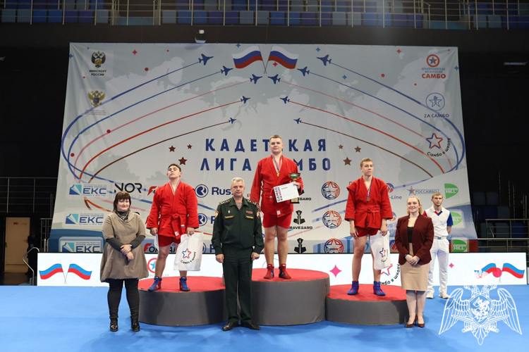 Участие кадет училища в Кадетской лиге самбо