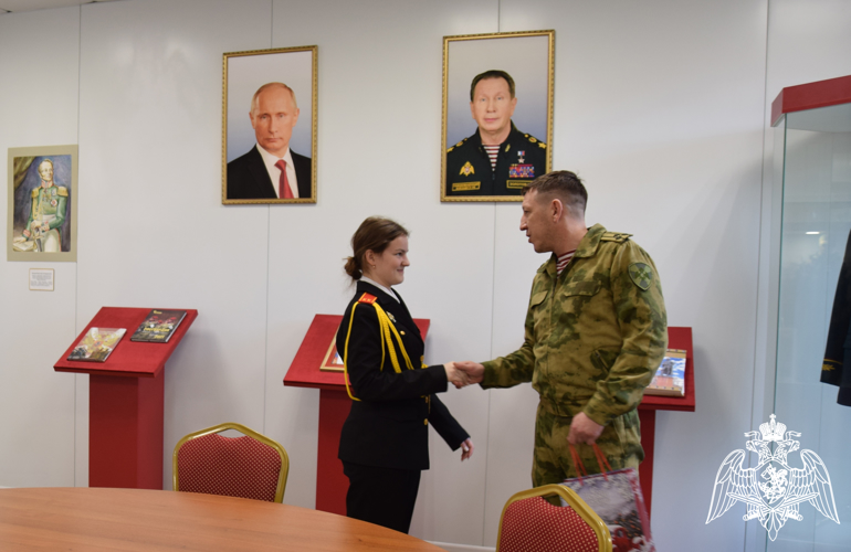 Встреча с участниками делегации первых кадетских классов Херсонской области