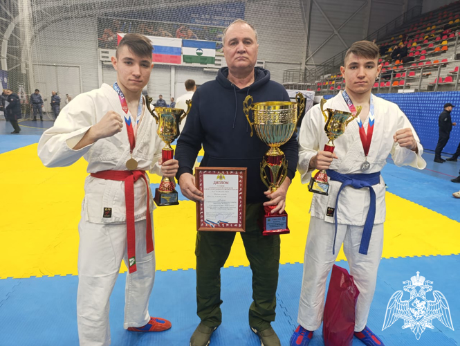 Очередная победа наших кадет на чемпионате Росгвардии по рукопашному бою