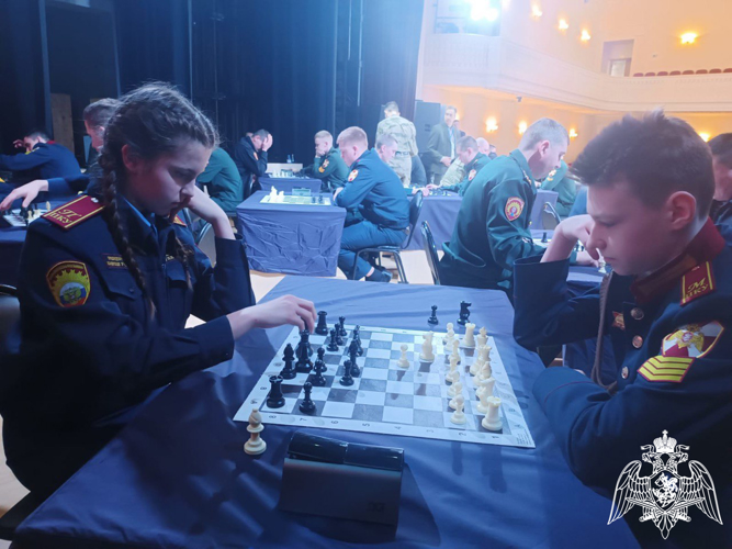 Команда училища завоевала первое место в общекомандном зачете Чемпионата войск национальной гвардии Российской Федерации по шахматам