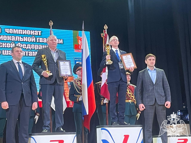 Команда училища завоевала первое место в общекомандном зачете Чемпионата войск национальной гвардии Российской Федерации по шахматам