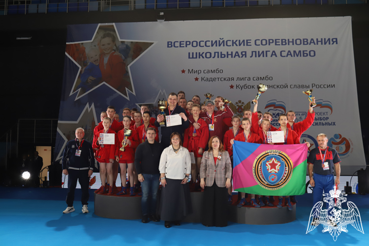 Победа наших кадет во Всероссийских соревнованиях по самбо среди команд кадетских корпусов