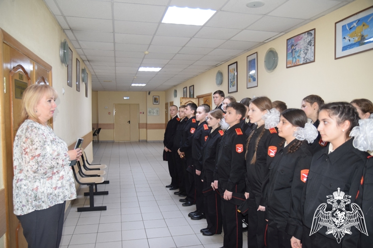 Экскурсионный визит кадет МБОУ СОШ № 14 г. Александрова Владимирской области в Московское президентское кадетское училище имени М.А. Шолохова войск национальной гвардии  Российской Федерации