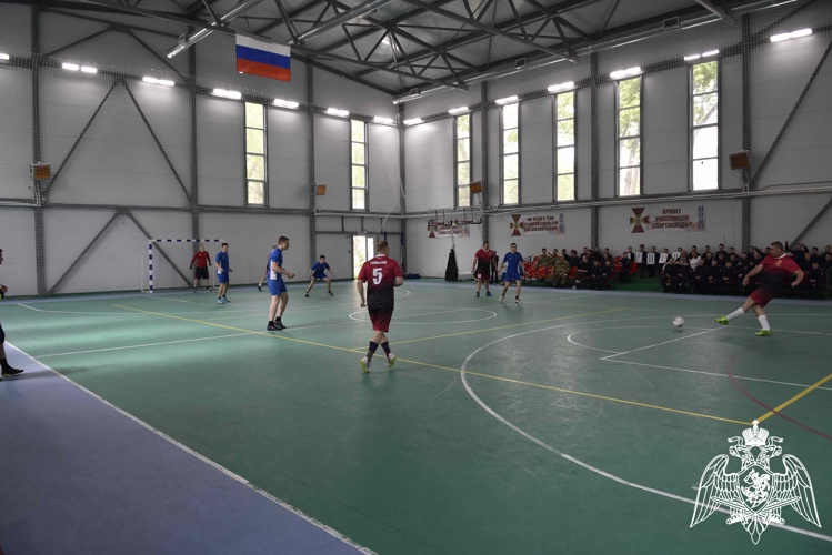 Товарищеский матч по футболу в МПКУ имени М.А. Шолохова войск национальной гвардии