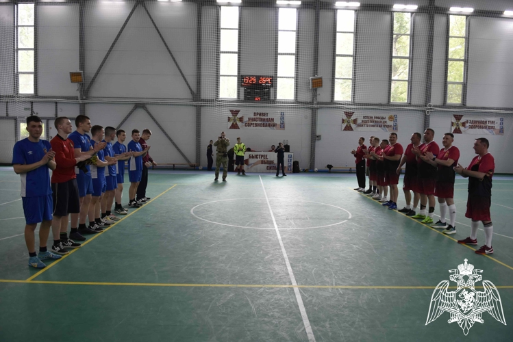 Товарищеский матч по футболу в МПКУ имени М.А. Шолохова войск национальной гвардии