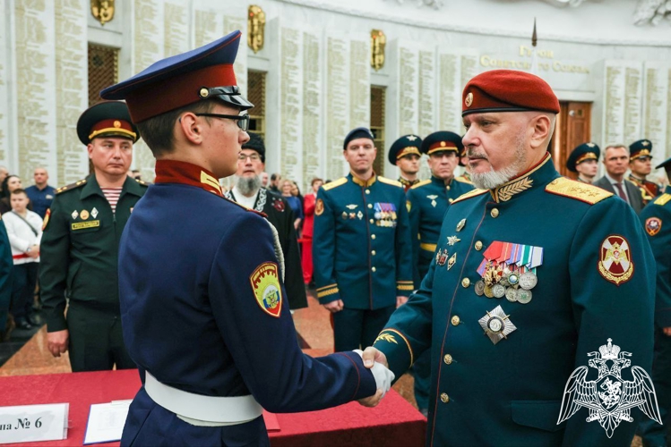 Воспитанники Московского президентского кадетского училища имени М.А. Шолохова войск национальной гвардии Российской Федерации приняли Торжественную клятву кадета