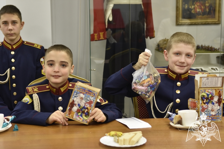 Встреча кадет училища с представителями благотворительного Фонда «Победоносец».