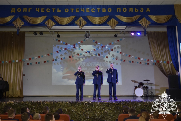 Концерт, посвященный Дню защитника Отечества, прошел в Московском президентском кадетском училище