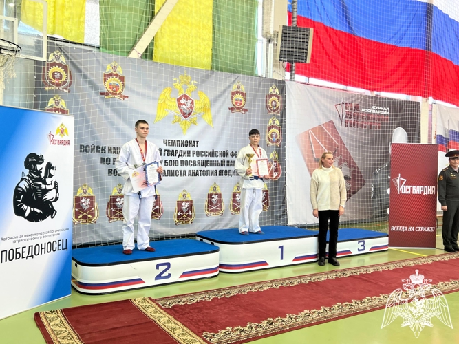Команда МПКУ имени М.А. Шолохова стала победителем чемпионата Росгвардии по рукопашному бою