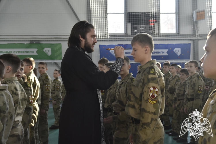 В Московском президентском кадетском училище  имени М.А. Шолохова совершено таинство Соборования