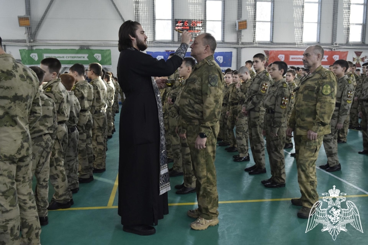 В Московском президентском кадетском училище  имени М.А. Шолохова совершено таинство Соборования