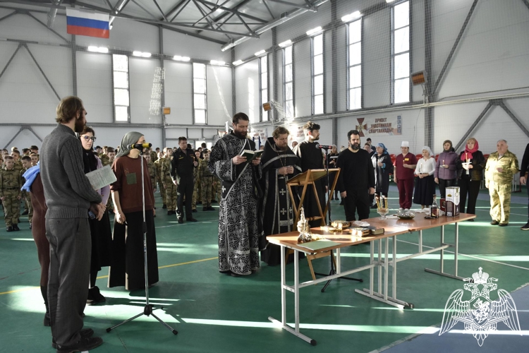 В Московском президентском кадетском училище  имени М.А. Шолохова совершено таинство Соборования