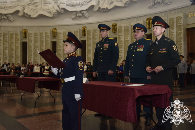 В Музее Победы воспитанники МПКУ имени М.А. Шолохова приняли Торжественную клятву кадета